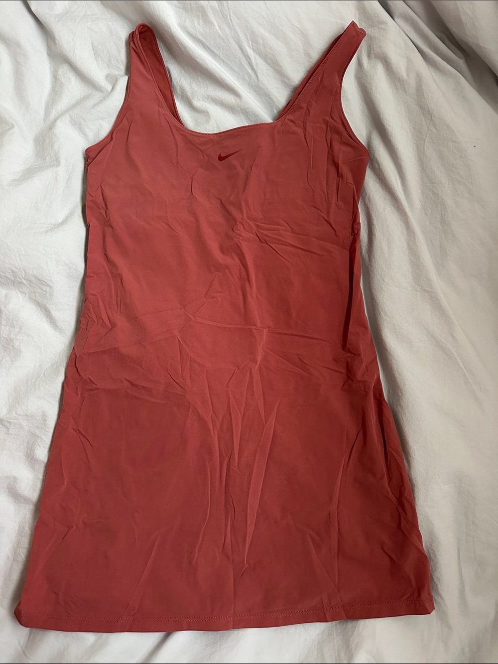 Nike Coral-Red Tank Dress